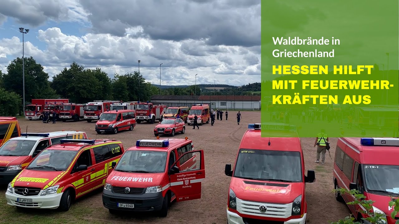 Brände: Hessen schickt Kräfte nach Griechenland