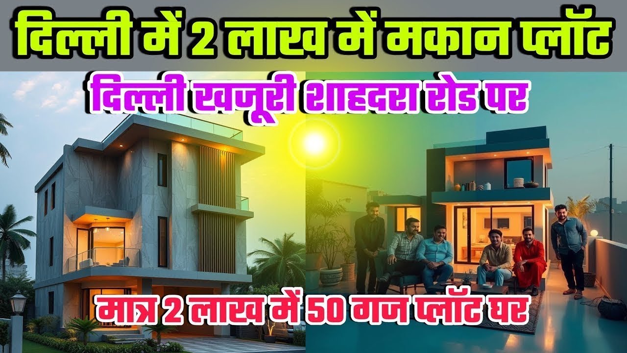 दिल्ली में जड़ से मकान सिर्फ़ 2 लाख में। New Alam Property