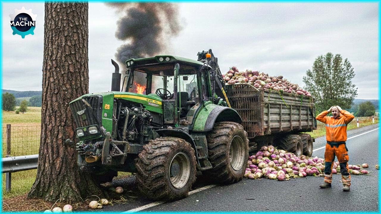 Dangerous Transport Agricultural Machinery & Those Mighty Machines | Heavy Machinery