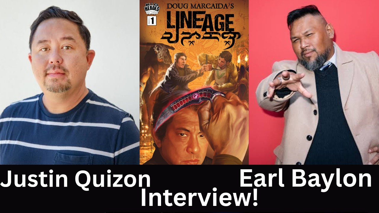 Earl Baylon and Justin Quizon Interview! #forgedinfire #dougmarcaida #comics