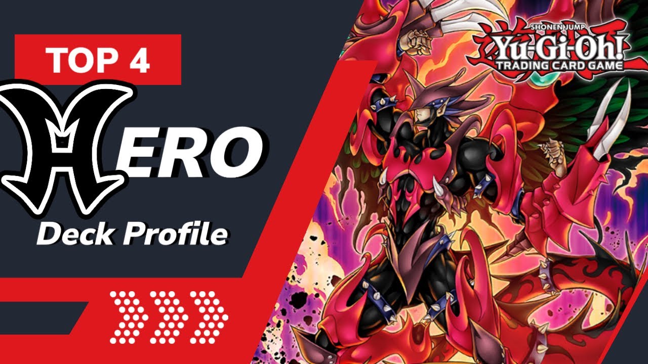 Yugioh! Top 4 Locals HERO Deck Profile Post CYAC