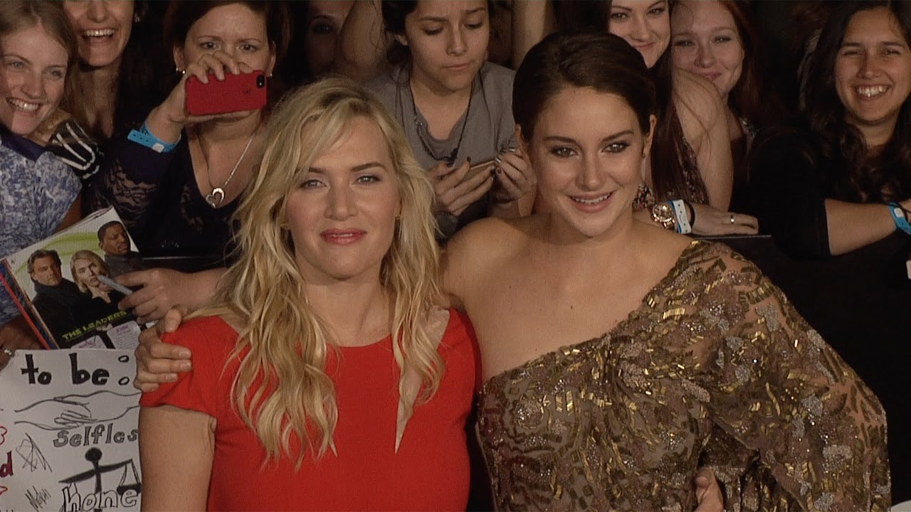 Kate Winslet and Shailene Woodley DIVERGENT World Premiere