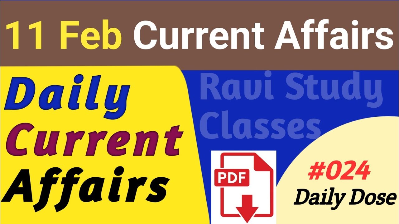 Daily Dose 24 || 11 February 2026 Current Affairs || Daily Current Affairs