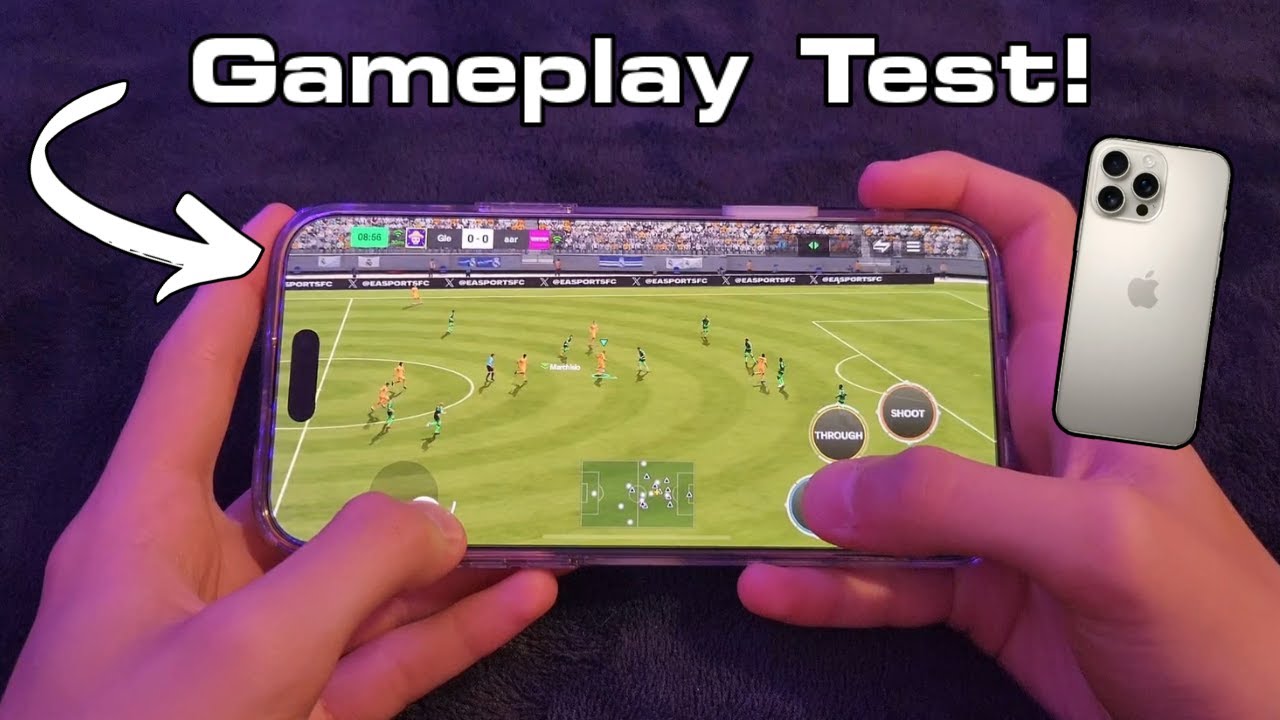 iPhone 16 Pro Max FC Mobile Gameplay Test!