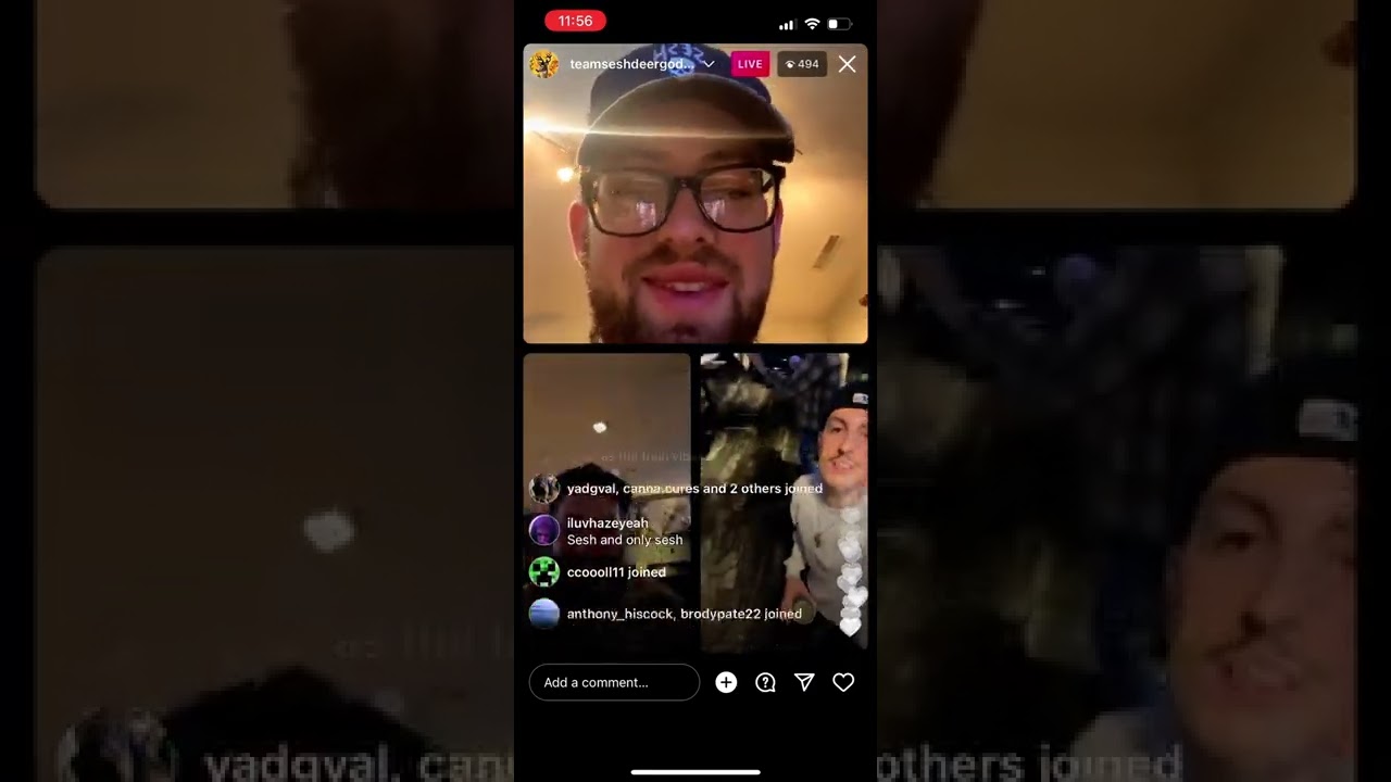 SESH MARCH MADNESS IG LIVE