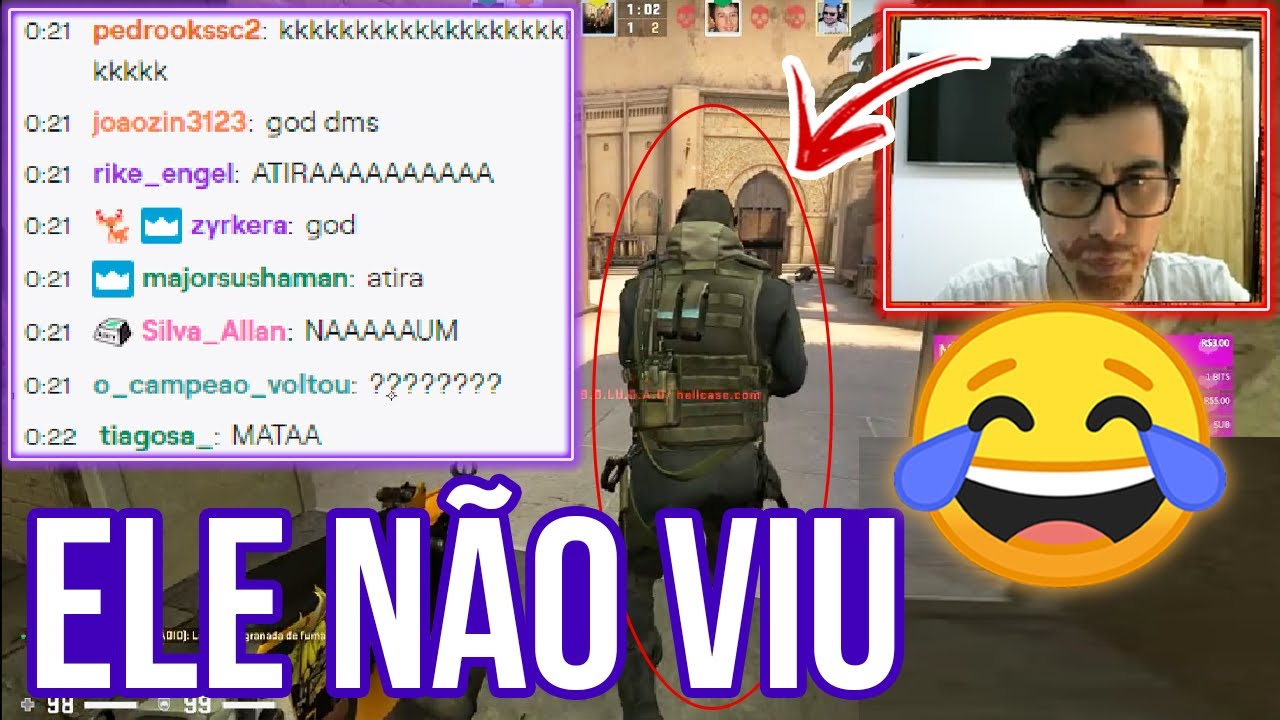 Vi4dinh0 jogando MM CS:GO mapa Mirage