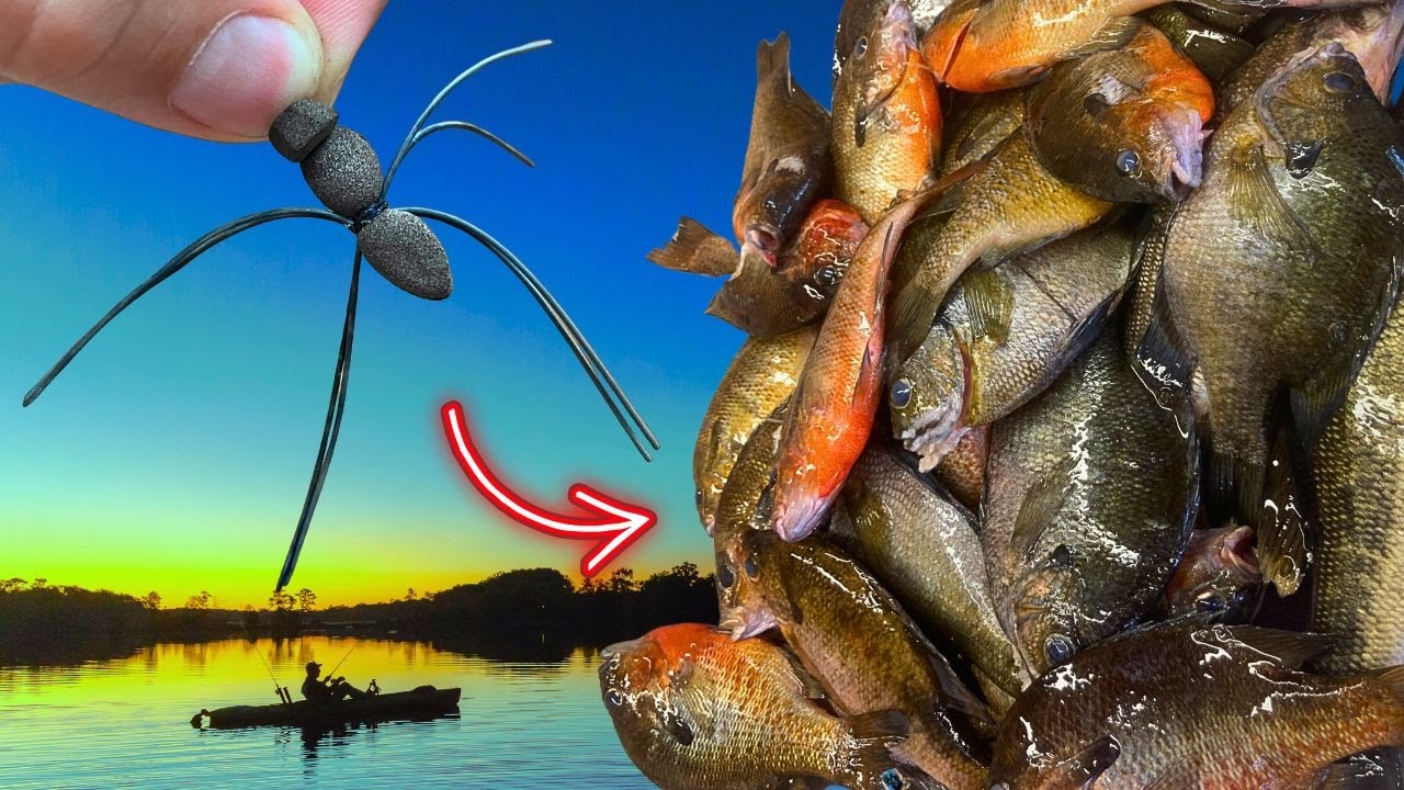 They Couldn’t Resist This SPIDER Lure! Non-Stop Action! 🕷️
