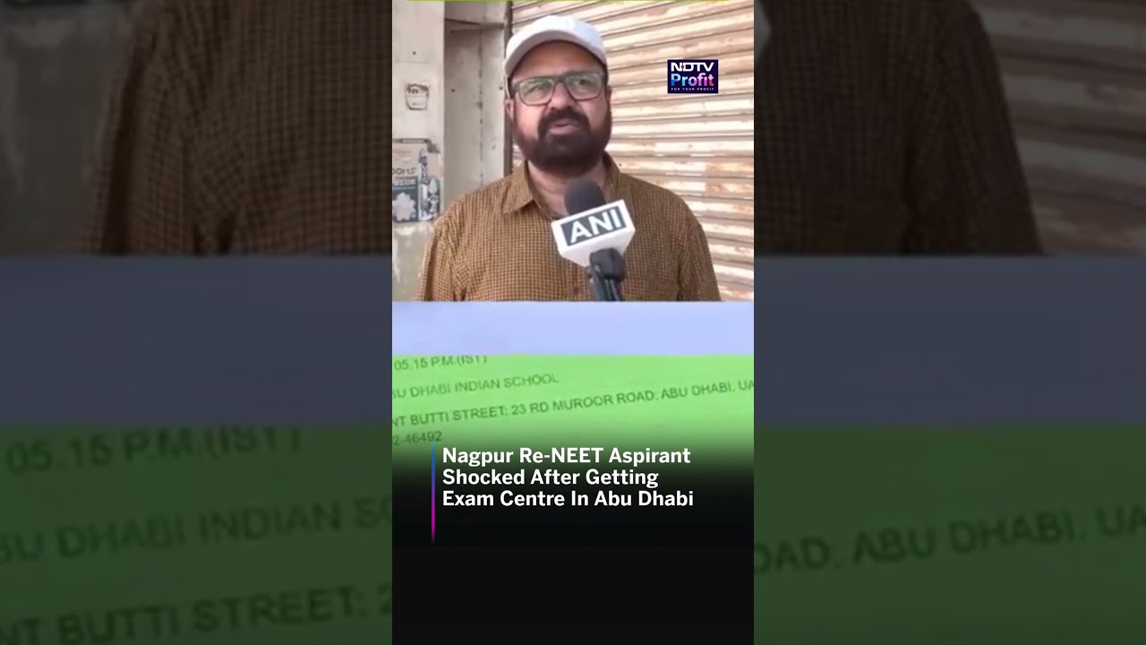 Watch: Nagpur NEET Aspirant Gets Abu Dhabi Exam Centre, Family Shocked | #shorts