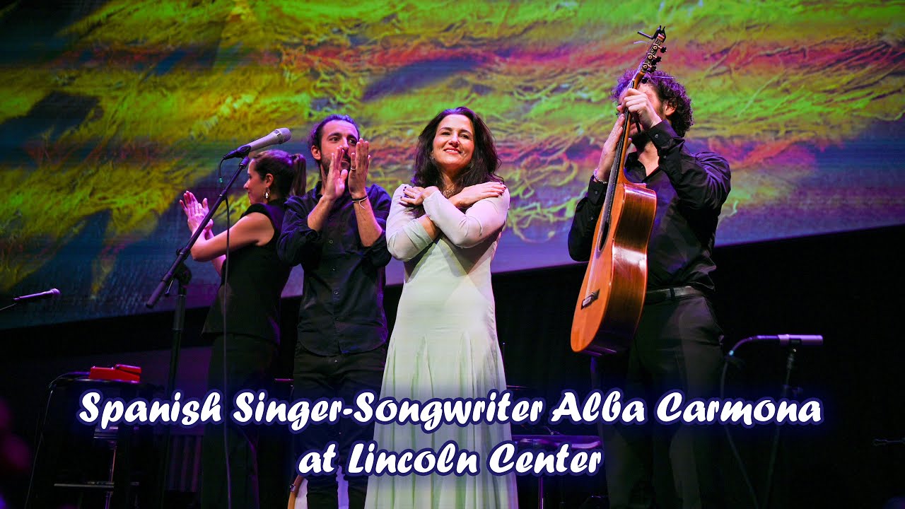 Spanish Singer-Songwriter Alba Carmona at Lincoln Center