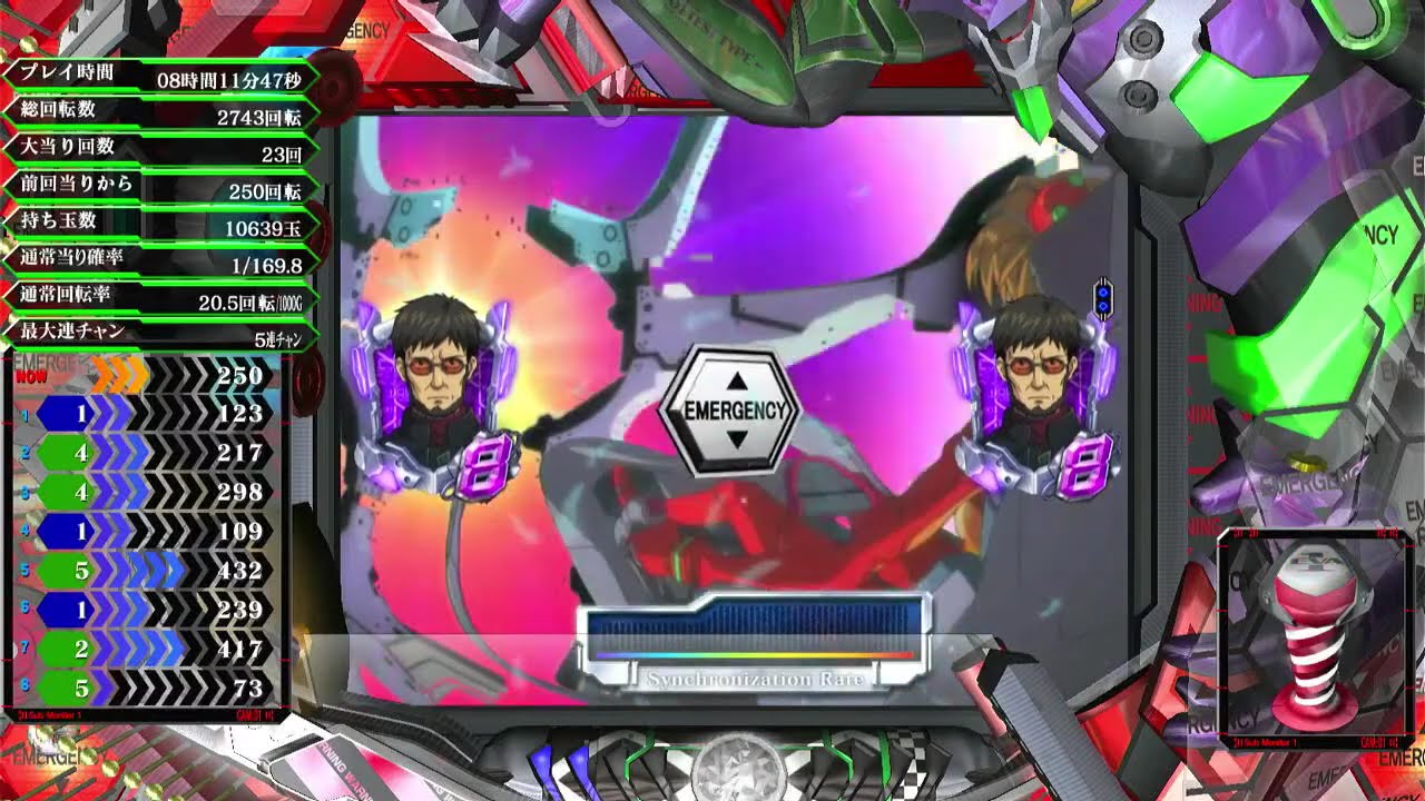 【CRエヴァンゲリオン７】高速回転稼働中｜パチンコ｜1000回転or10連チャンするまで終われません ②｜ライブ｜ゲーム配信【ライブ】