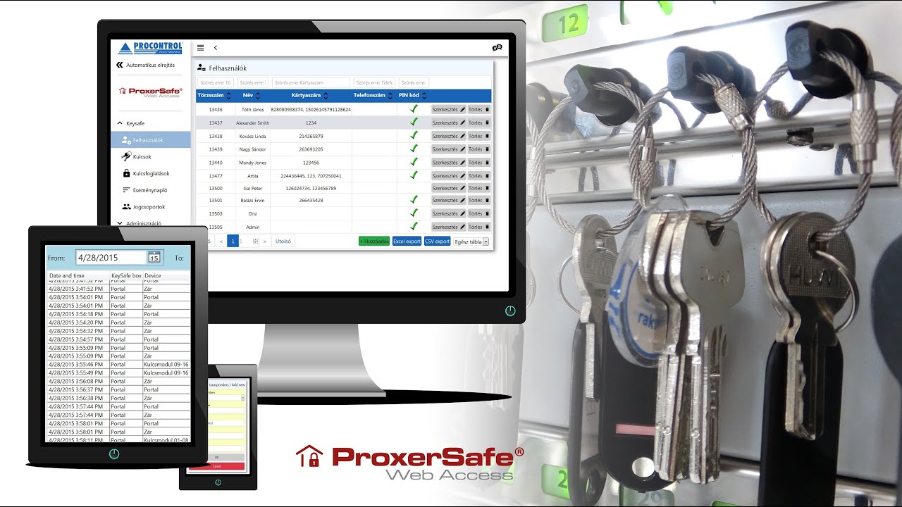 Procontrol KeySafe&reg; Lock intelligent key cabinets