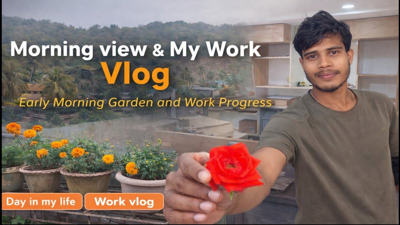 Morning View 🌅 🥰🌸& My Work Life Vlog | Day in My Life #SUNNYVLOG07