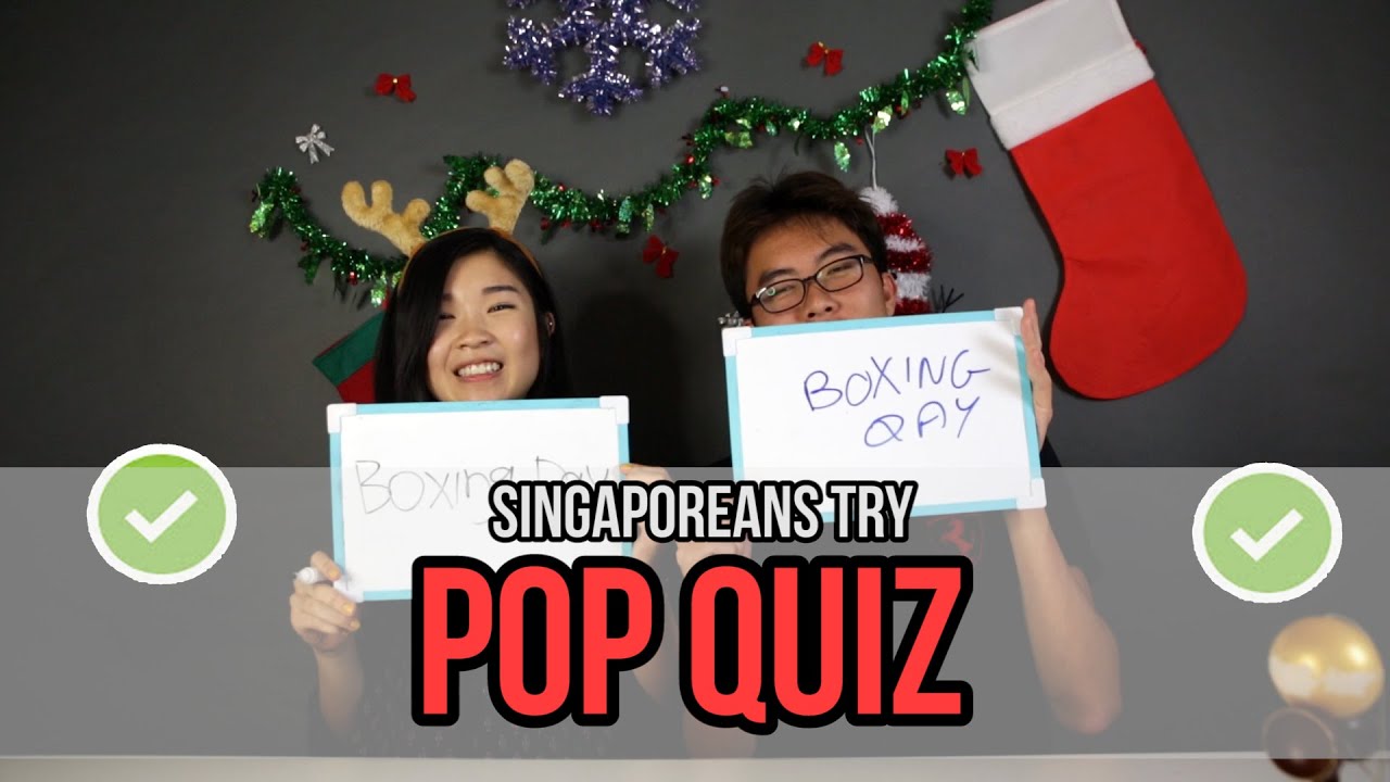 Singaporeans Try: Christmas Pop Quiz (feat. Dee Kosh) | EP 31
