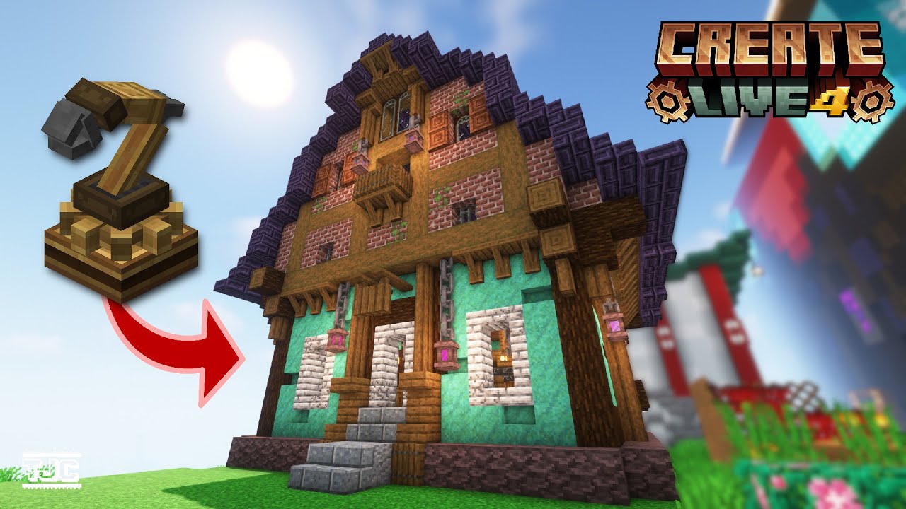 HIGH TECH SHOP mit REDSTONE ⚙️ Create Live 4
