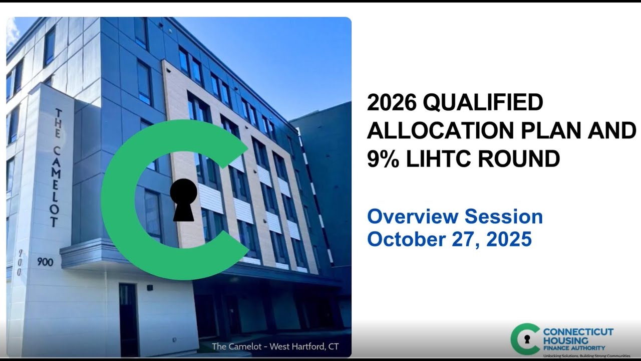 2026 Qualified Allocation Plan and 9% Low Income Housing Tax Credit Round