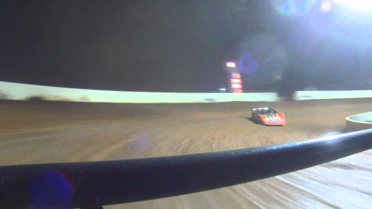 #0 Dale Hollidge, Feature, REAR in car camera, 4-19-14 Winchester Speedway