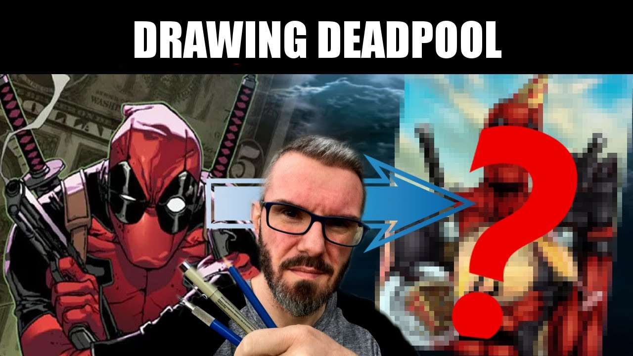 Drawing Deadpool for his 30th anniversary!