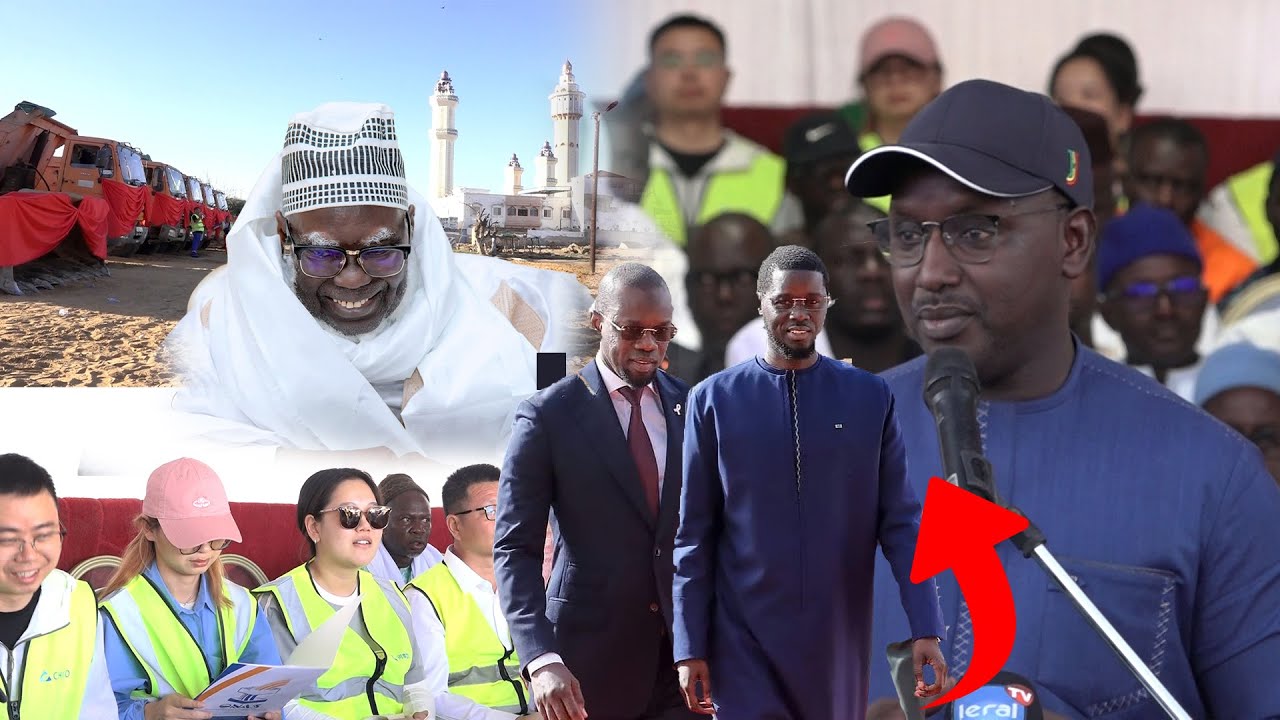 Assainissement à Touba :  Cheikh Tidiane Diéye  Lance les Travaux de Drainage des Eaux Pluviales