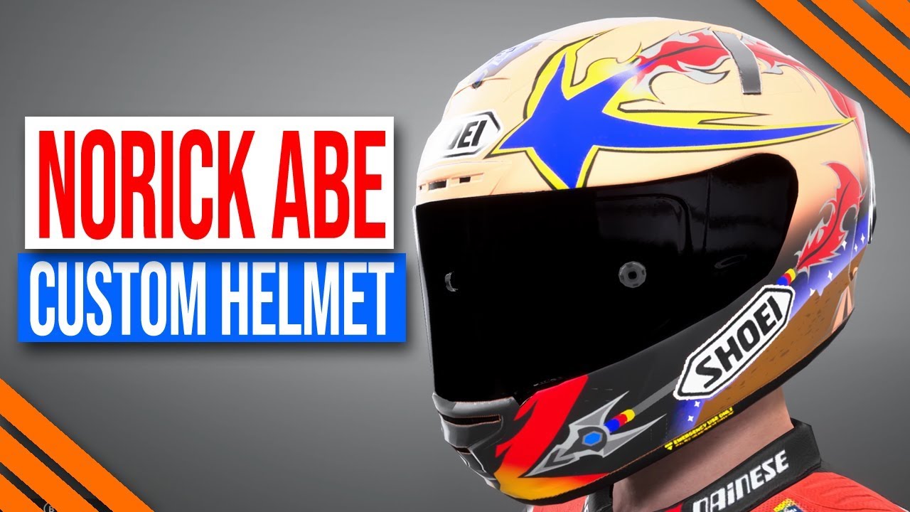 Norick Abe Replica | MotoGP 19 Game | Helmet Editor | PC