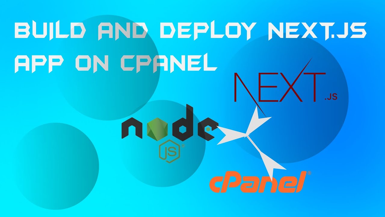 Создание и развертывание приложения Next js на cPanel | Размещение сайта React JS, Node JS и Next...