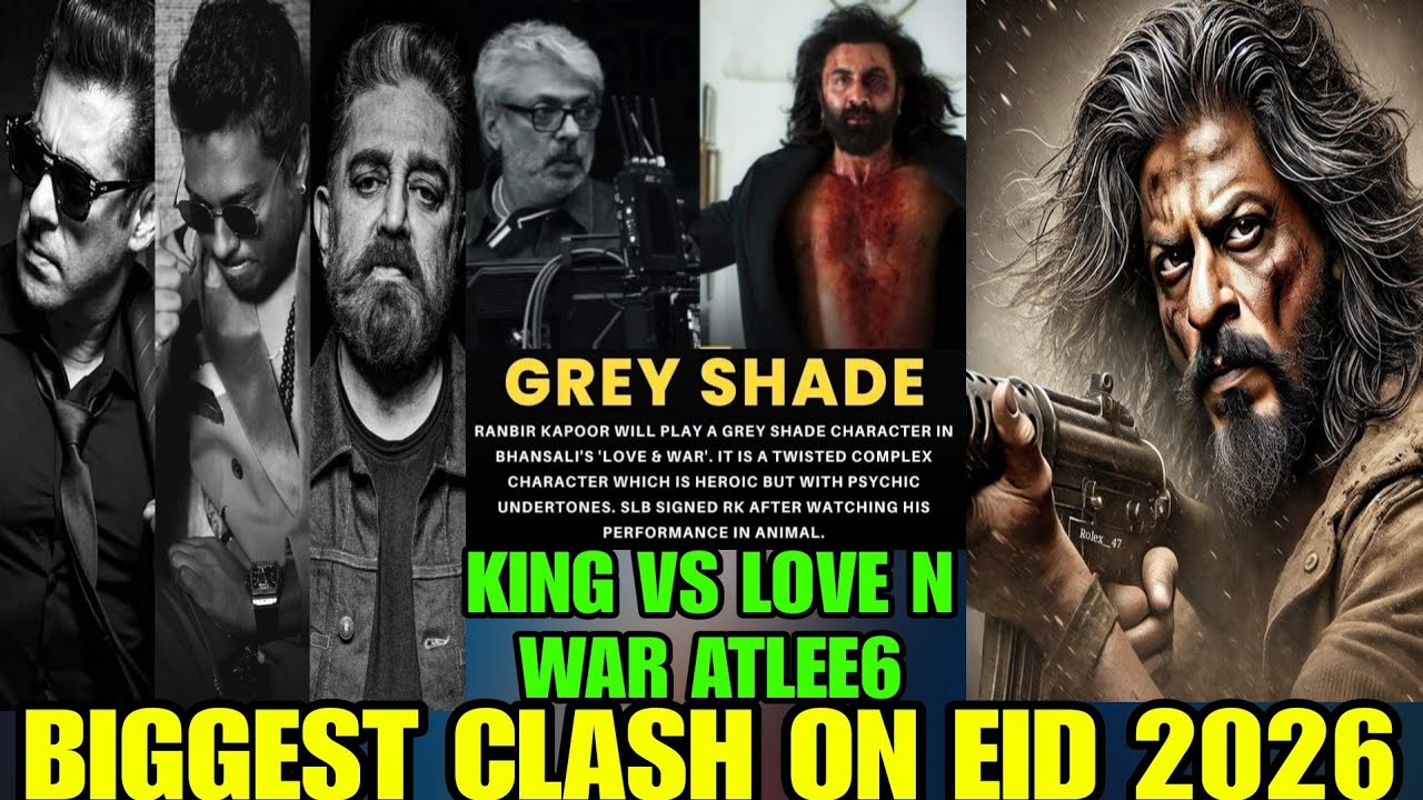 Atlee6 vs King vs Love & War Biggest Clash On Eid 2026 Reaction By Filmy Sid 😱😱😱 #sidcinema