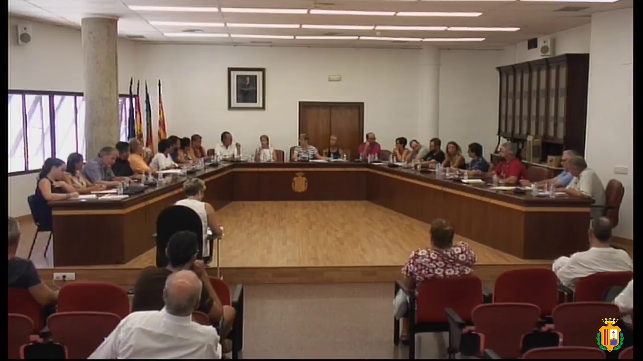 PLENO  EXTRAORDINARIO MES DE AGOSTO 2017 AYUNTAMIENTO DE SANTA POLA
