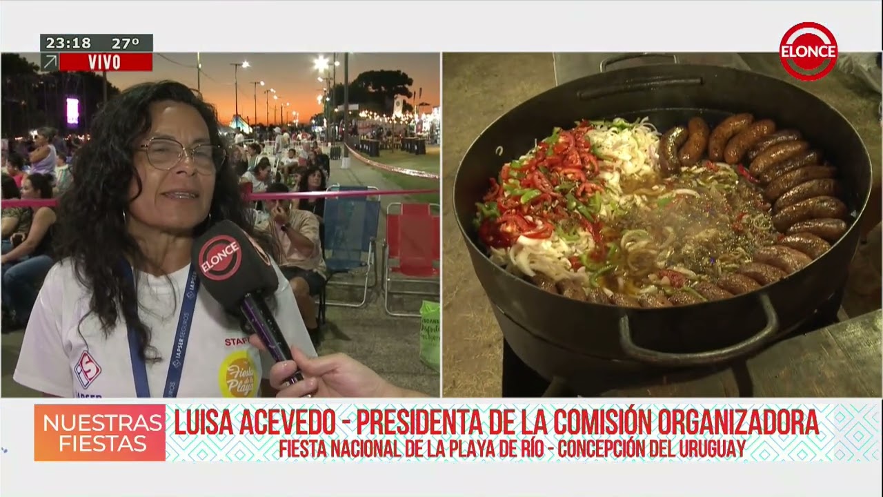 3era Noche de la Fiesta Nacional de la Playa de Río - Presidenta de la comisión organizadora
