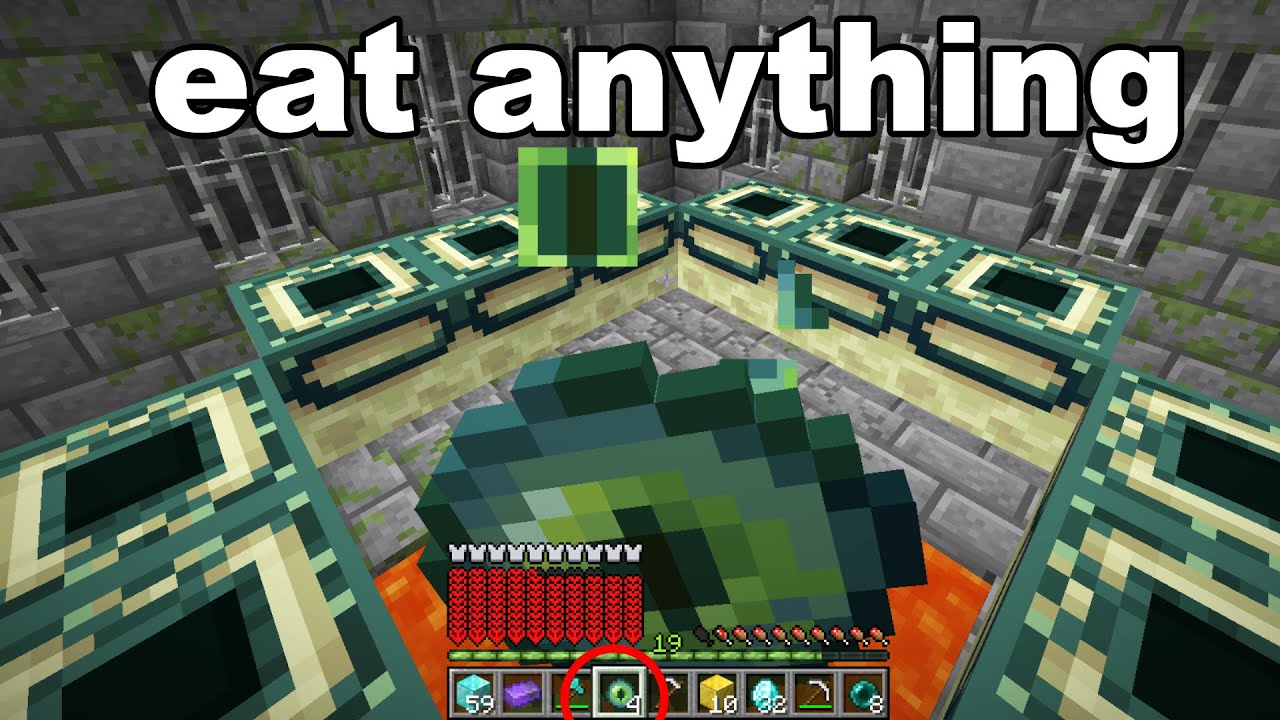 Minecraft, But You Can Eat Every Block And Item...