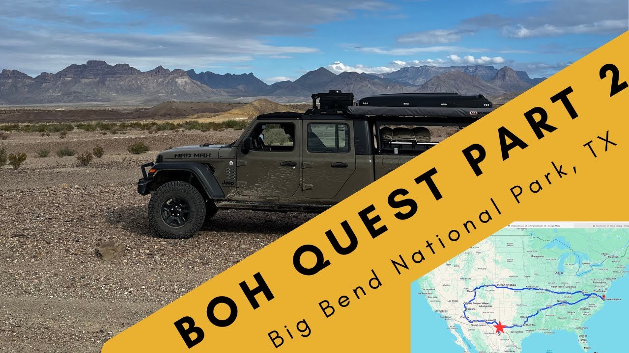 Badge Of Honor Quest Part 2 Big Bend National Park (Black Gap BOH Trail)