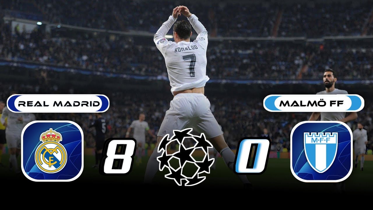Real Madrid 🇪🇦  × 🇸🇪 Malmö FF  | 8 × 0 | HIGHLIGHTS | All Goals | Champions league 2015/16