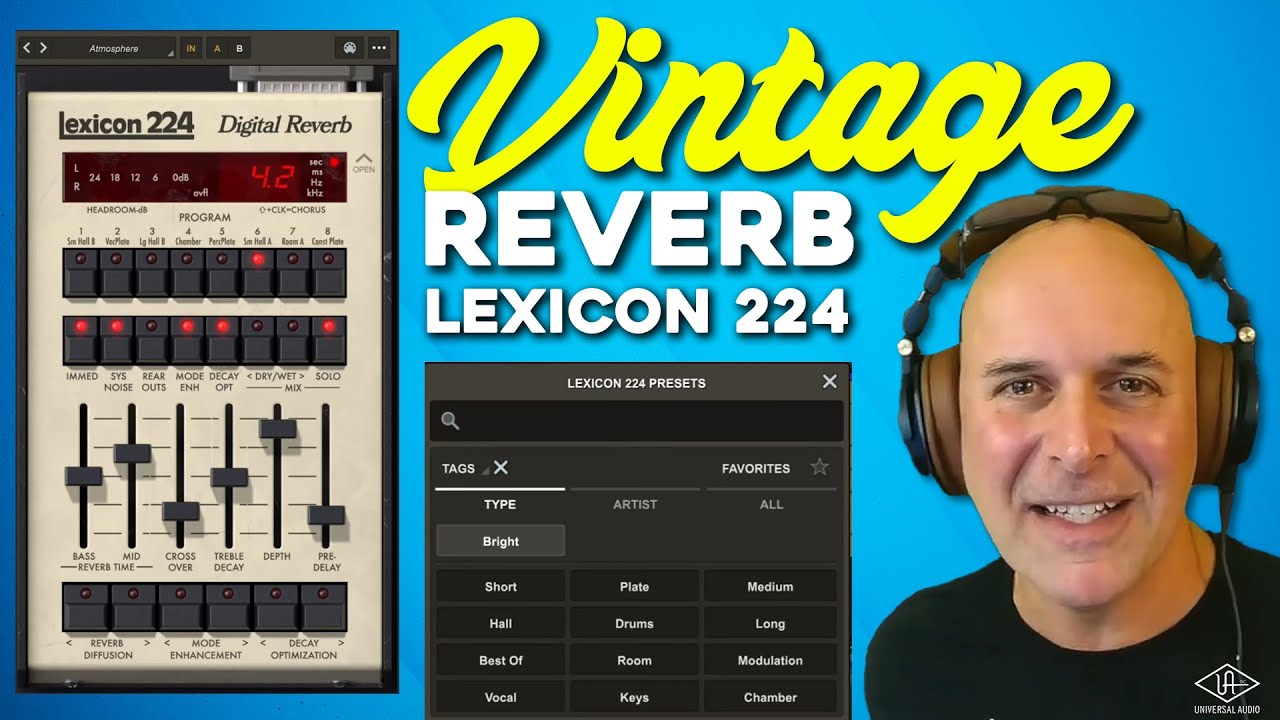 Universal Audio's Lexicon 224 &ndash; Vintage Reverb Magic