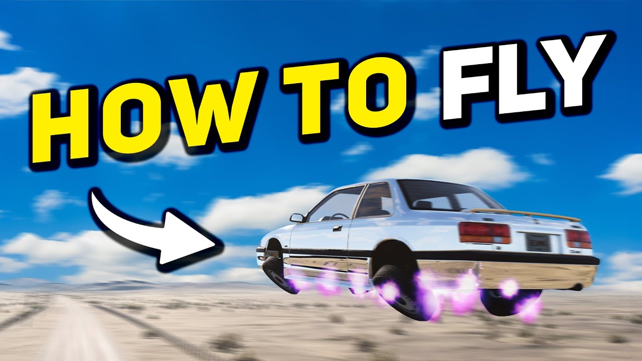Make Any Vehicle Fly!! - BeamNG Drive Guide