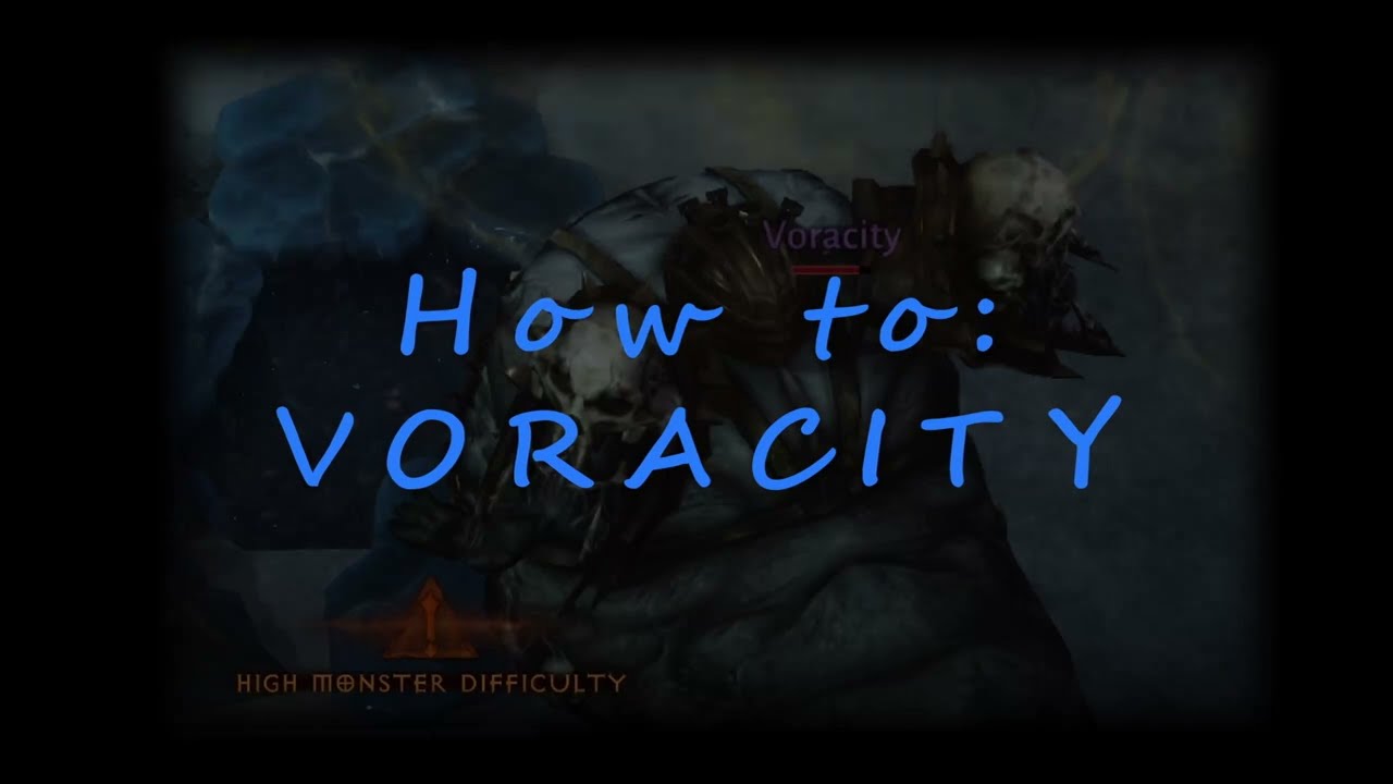 How to kill VORACITY. Path of blood boss . kiting