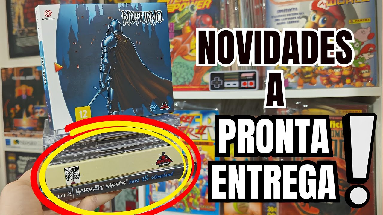 CHEGOU AGORA 7 NOVOS LANÇAMENTOS DA MASTER RETRO GAMES 😱🔥
