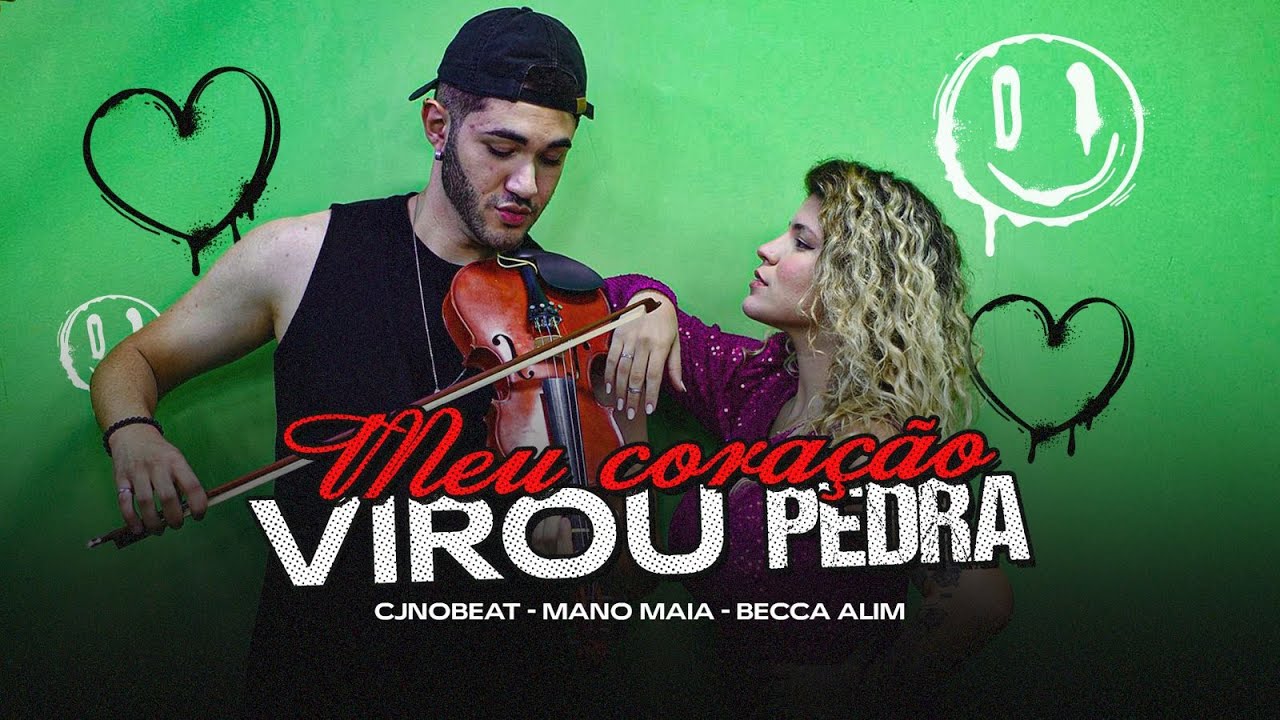 MEU CORAÇÃO VIROU PEDRA - MANO MAIA, BECCA ALIM, CJNOBEAT (VISUALIZER)