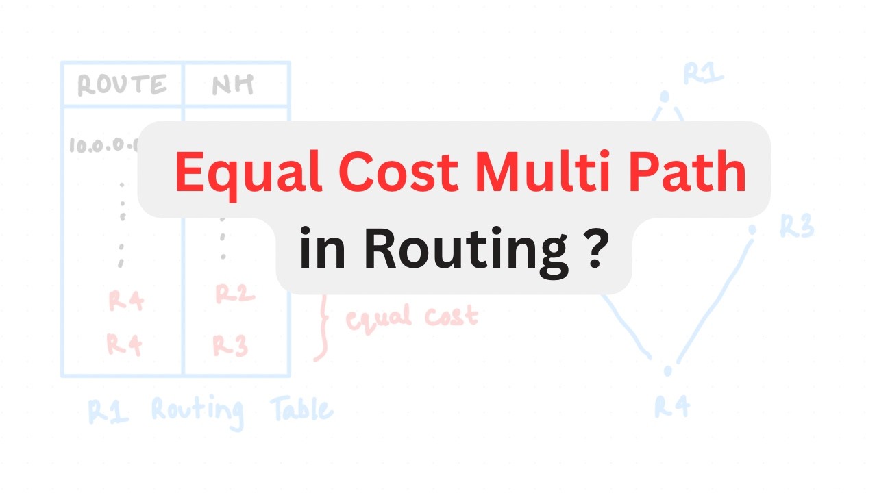 What is ECMP in Routing ? |  Equal-Cost Multi Path Explained