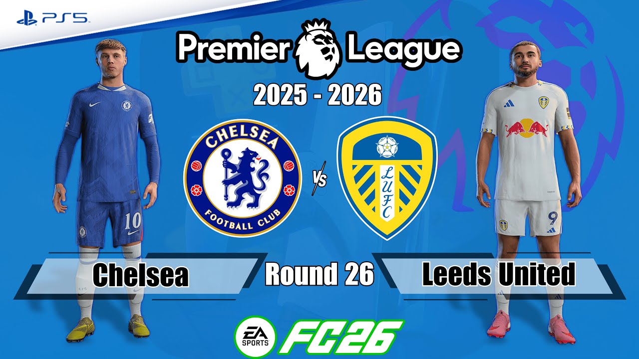 Chelsea vs. Leeds United | Premier League 25/26 | Full Match | FC 26 - PS5™[4K]