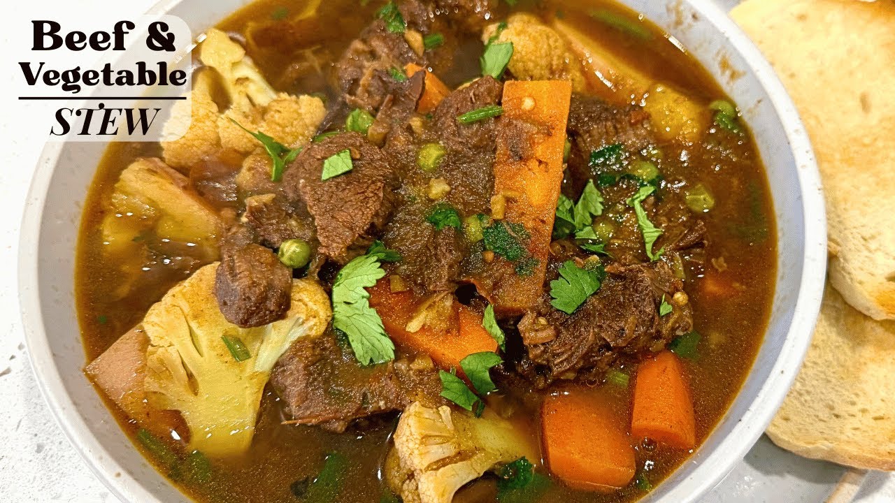 Anglo-Indian BEEF & VEG STEW - My favourite Comfort Food Recipe.