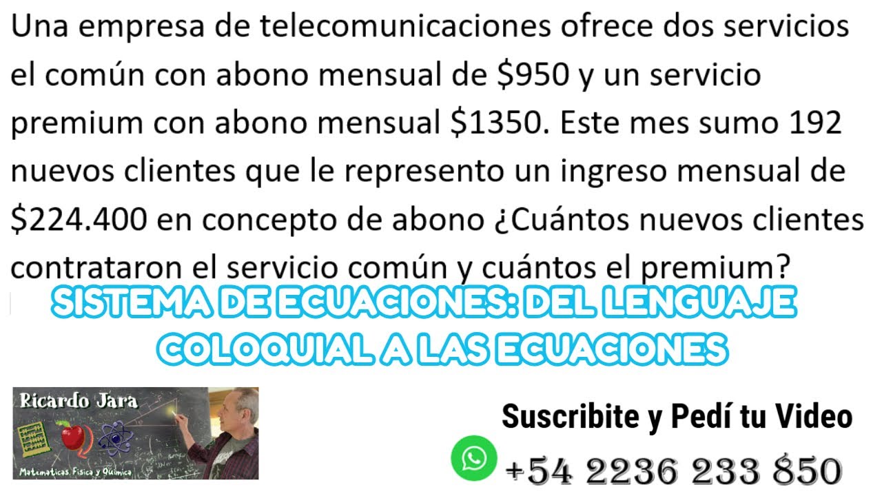 Sistema de Ecuaciones