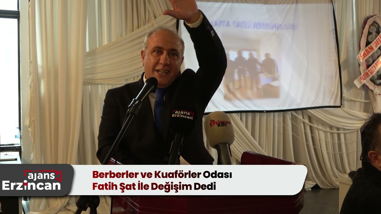 Berberler ve Kuaförler Odası Fatih Şat İle Değişim Dedi