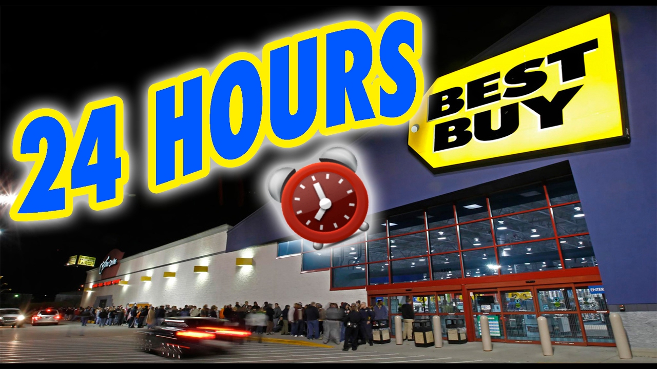 (SCARY!) 24 HOUR OVERNIGHT in BEST BUY | LOCKED OVERNIGHT CHALLENGE in BEST BUY FORT!