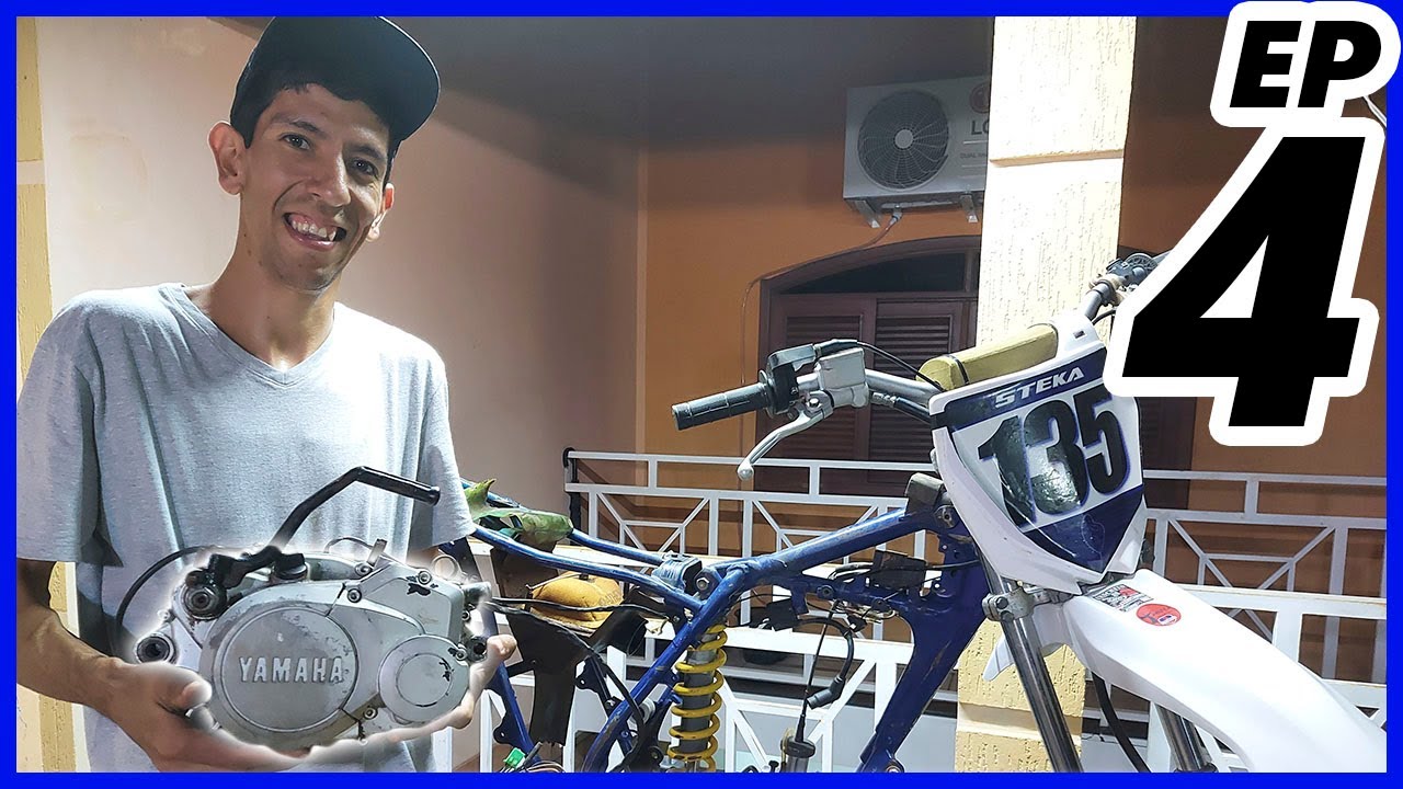Reforma DT 200 EP-4 / Tirando Motor Fora e Novo Tanque !