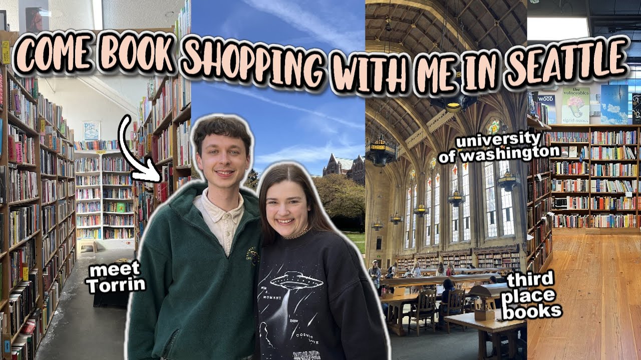 come book shopping with me in seattle 📚✨ (book shopping vlog and a book haul feat. my mom)