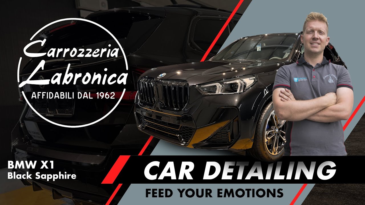 Car Detailing - BMW X1- Lucidatura e Trattamento Nanotecnologia Carrozzeria, Cerchi, Motore e Vetri