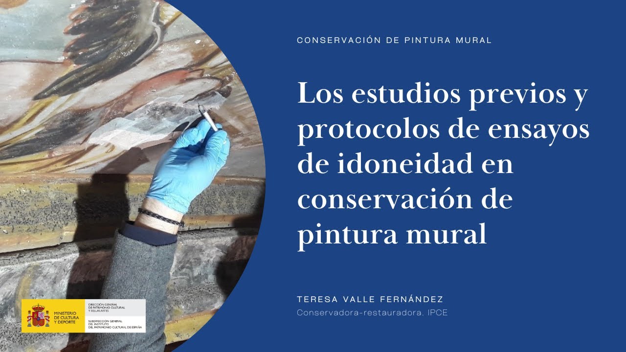 Teresa Valle. Estudios previos y protocolos de ensayos de idoneidad en pintura mural (14/17)