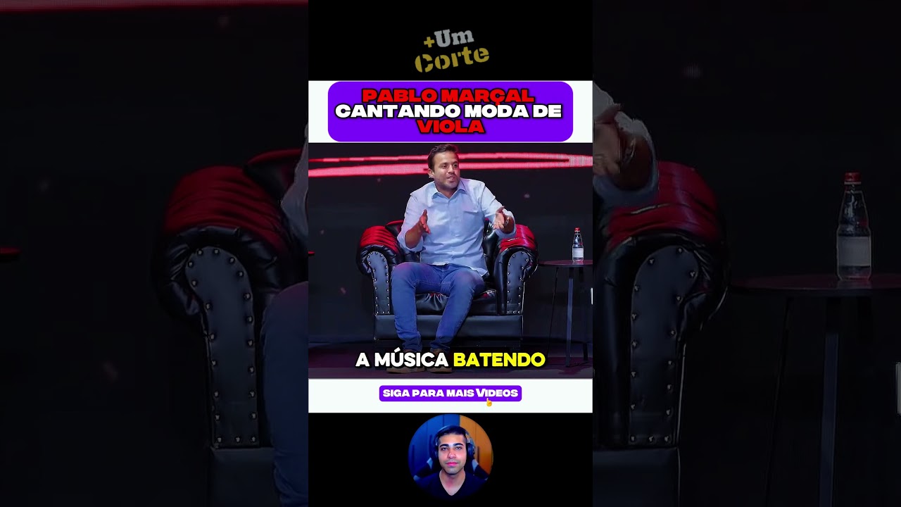 Moda de viola deixa Pablo Marçal com medo 