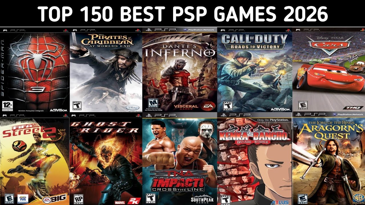 Top 150 Best PSP Games 2026 | Best Playstation Portable Games