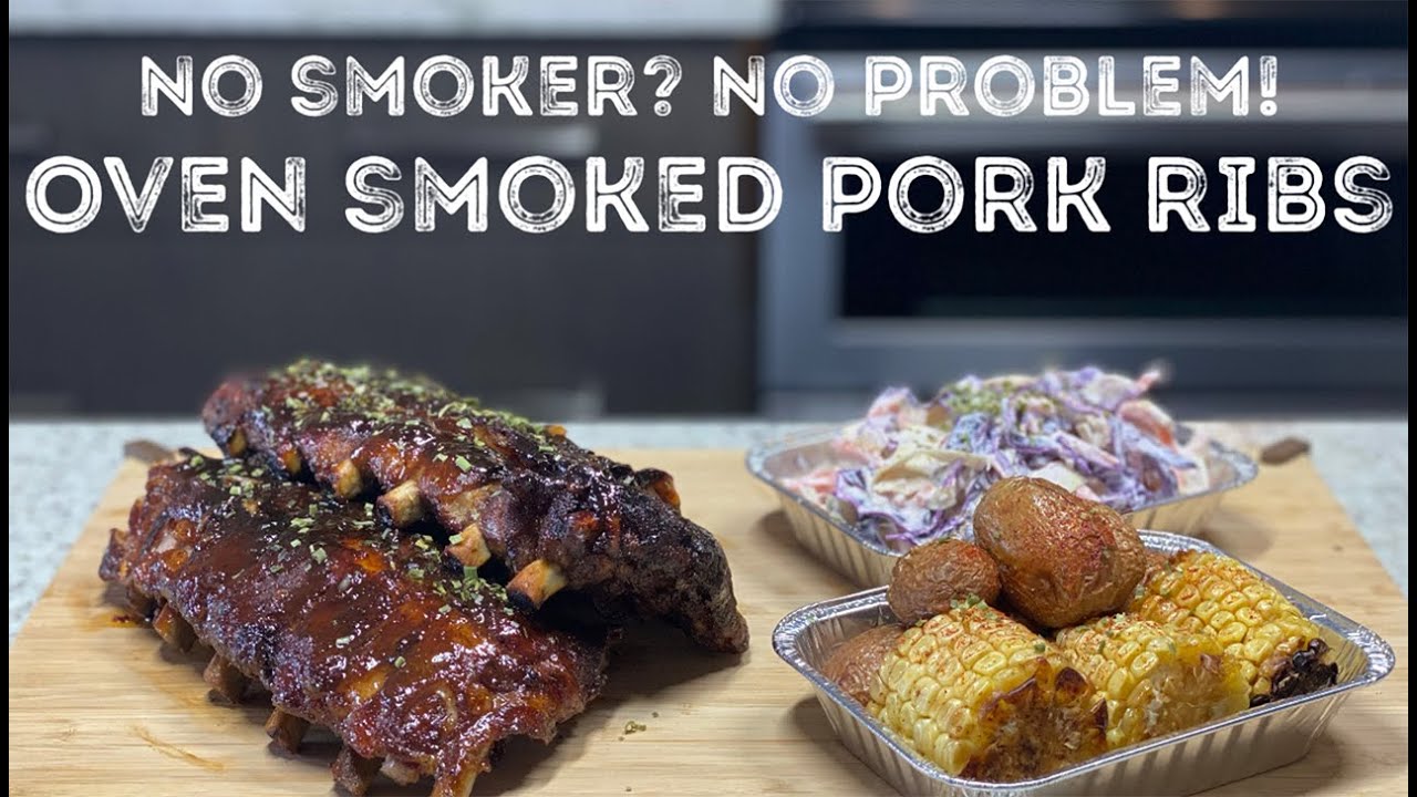 NO SMOKER? NO PROBLEM! OVEN SMOKED PORK RIBS