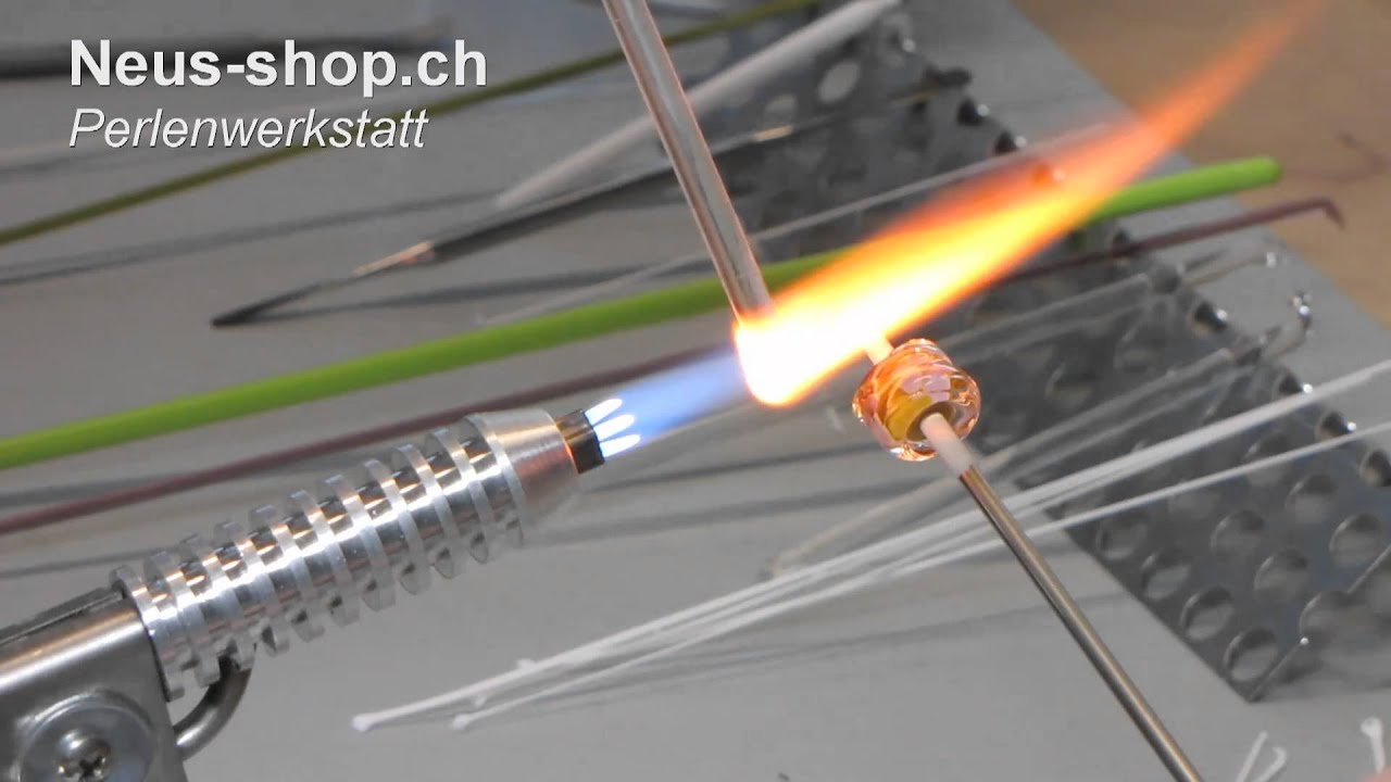 Glasperle Moretti Blume Minor Bench Brenner Test Pandora Style Beads Claudia Blättler Kurs