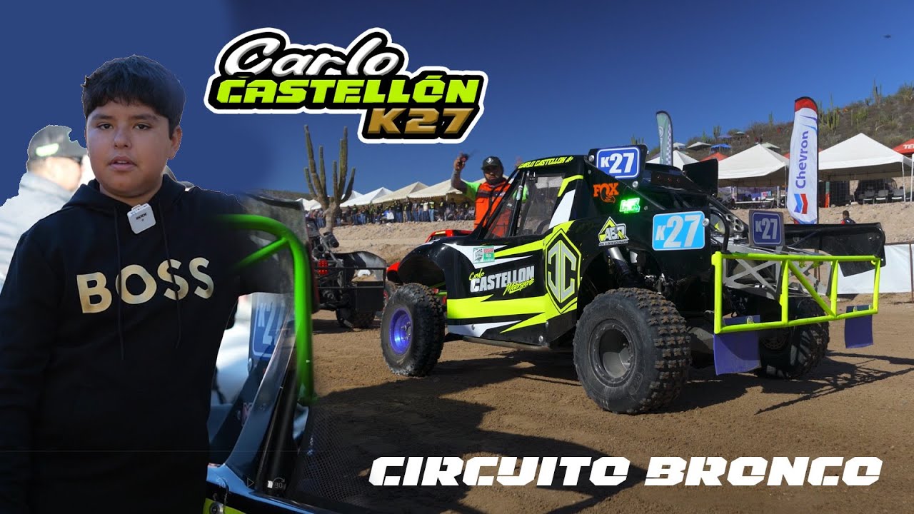 CARLO CASTELLÓN EN EL CIRCUITO BRONCO DESERT CHALLENGE 2024 - UTV KIDS OPEN 450